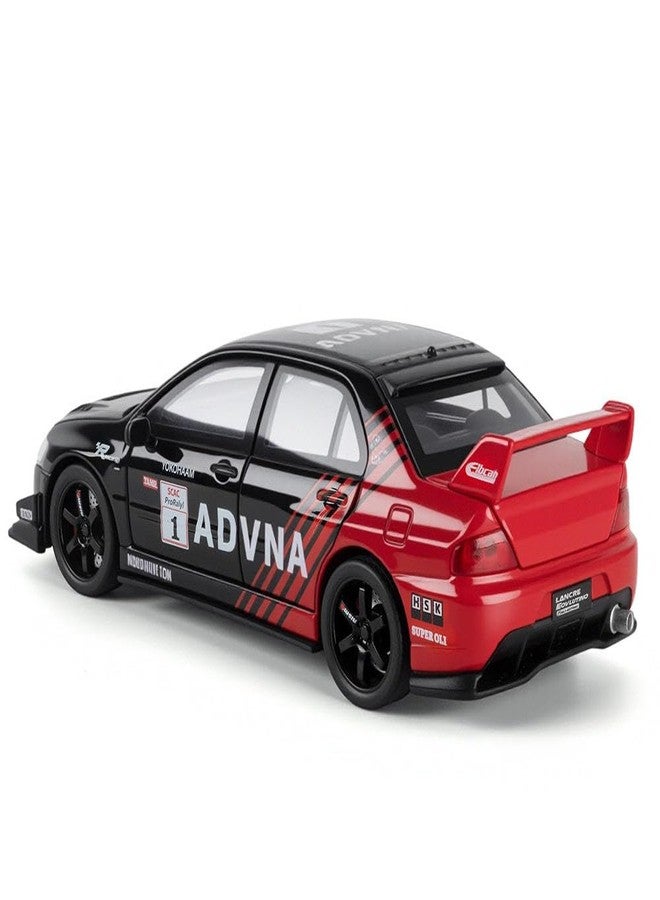 FEXXA Toy Car Compatible for 1:32 Mitsu bishi Lancer Evolution Model, Pull Back Diecast Collectible Car with Sounds ＆ Lights for Kids Boys Girls and Adults, Gift (ADVNA) - Image 5