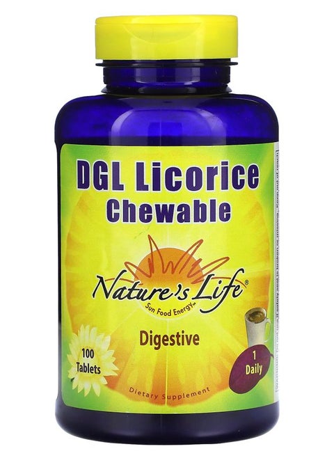 DGL Licorice Chewable 100 Tablets