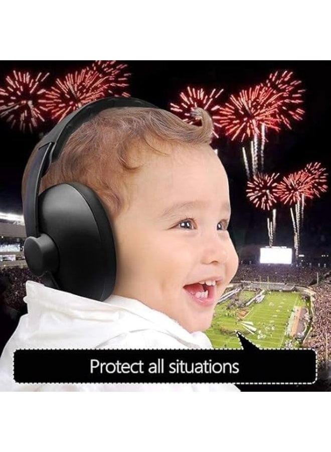 ChicAbode Baby Ear Protection, Baby Adjustable Noise Cancelling Headphones, Soft Baby Ear Muffs, Noise Reduction Earmuffs for Babies Toddlers Infants 0-3 Years, for Concerts, Outdoors, Airplane - Image 3