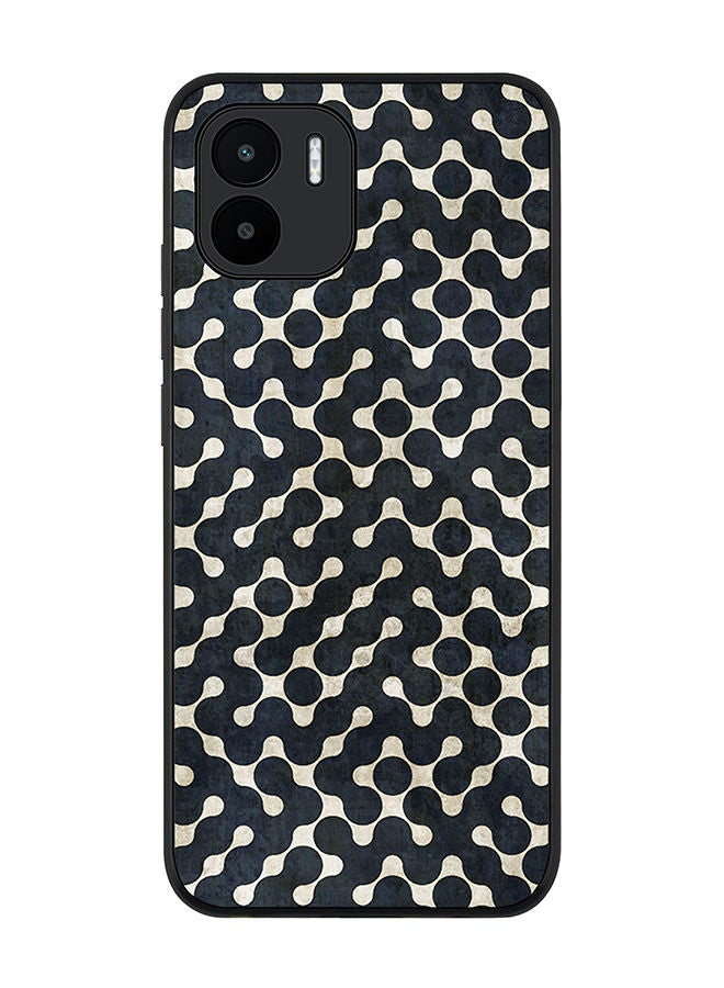 Stylizedd Rugged Black edge case for Xiaomi Redmi A2 / Xiaomi Redmi A1 Slim fit Soft Case Flexible Rubber Edges Anti Drop TPU Gel Thin Cover - Connect The Dots (Black) - Image 1