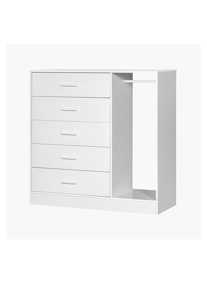 Home Box خزانة فانيليا كودي 5 أدراج مع علاقة 118x119x44 سم  - Image 3