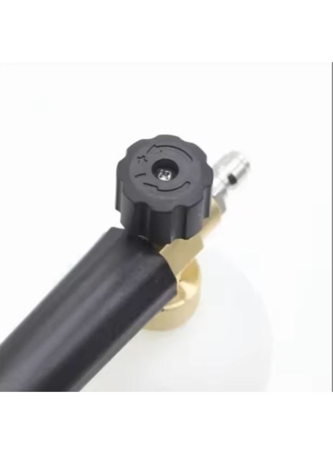 High-Pressure Foam Sprayer, Adjustable Car Wash Foam Gun, Foams Cannon with Heavy Duty Brass Knob, Jet Cars Wash Soap Dispenser, Professional Car Cleaning Foams Lance - Image 3