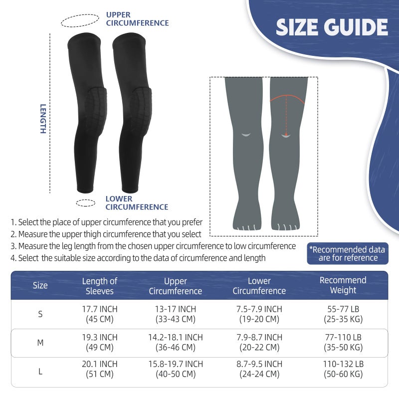 Newbyinn Knee Pad for Kid Youth 1 Pair, Black Padded Knee Leg Compression Sleeve for Basketball Football Volleyball Soccer Sport Boy Girl - Image 2