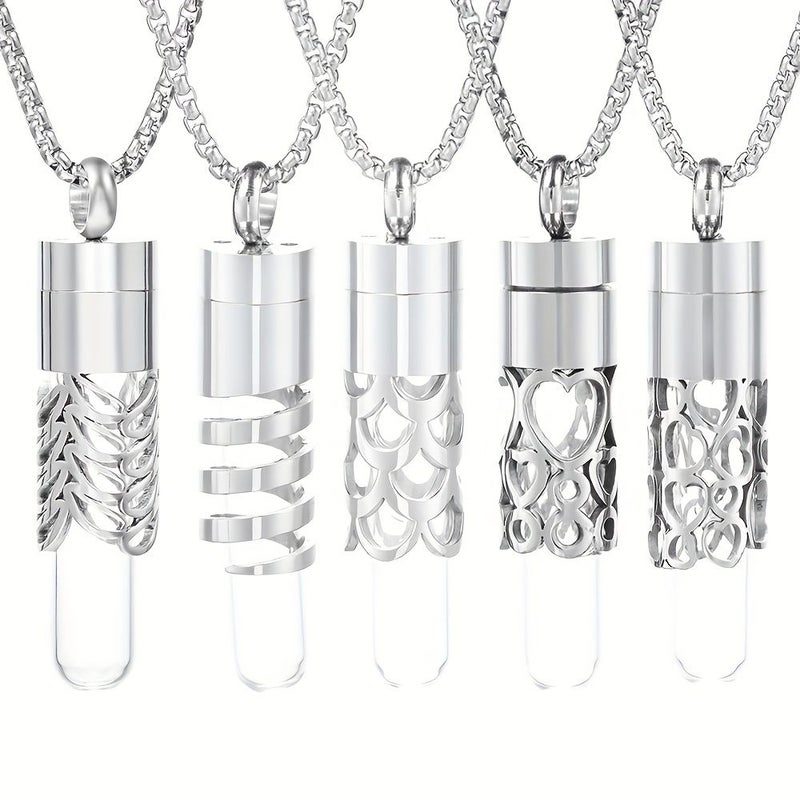 Bright Silvery Transparent Aroma Diffuser With One Gasket No Fragrance Drip Essential Oil Hollow Pattern Design For Indoor Festive Party Hanging Decoration - Image 3