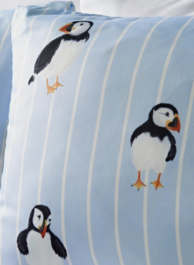 Matalan Blue Puffin Duvet Set