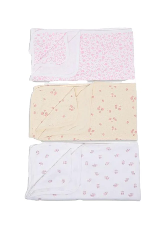 Babies & More Babies & More Newborn Girls Multicolor Baby Blanket