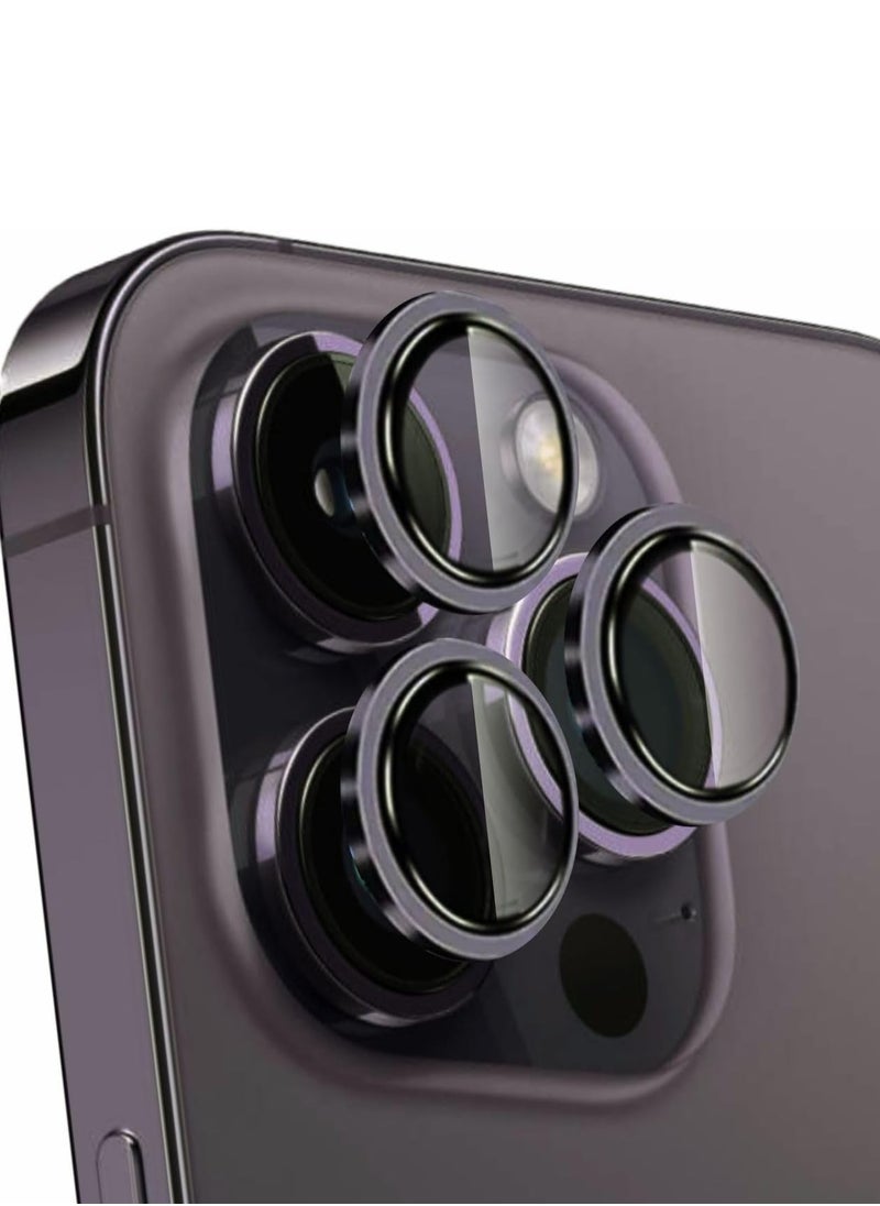 LIMITLESS iPhone 15 Pro Max iPhone 15 Pro Camera Lens Protector with Tempered Glass Screen Protector Accessories, Scratch Resistant, Easy to Install (Black, iPhone 15 Pro/15 Pro Max)  - Image 1