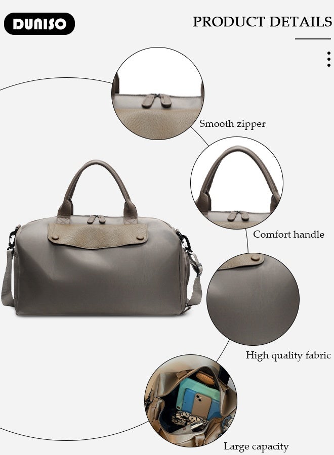 DUNISO Travel Duffel Bag Gym Bag Collection Business Travel Suitcase Weekender Overnight Bag Large Carry On Airport Bag for Travel Business Trips Sports Duffel Sports Luggage Bags - Image 4