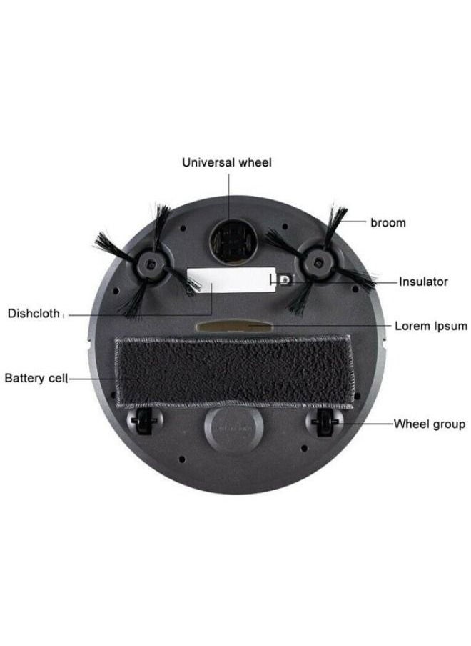 3 IN 1 Smart Sweeping Robot Vacuum Cleaner Floor Auto Suction Sweeper Mopping Multicolor