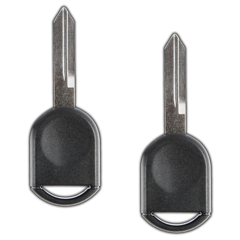 KeylessOption Car Key Replacement for 20002017 Ford Lincoln Mazda Mercury Ignition Transponder H84 H92 40 80 Bit 2 Pack