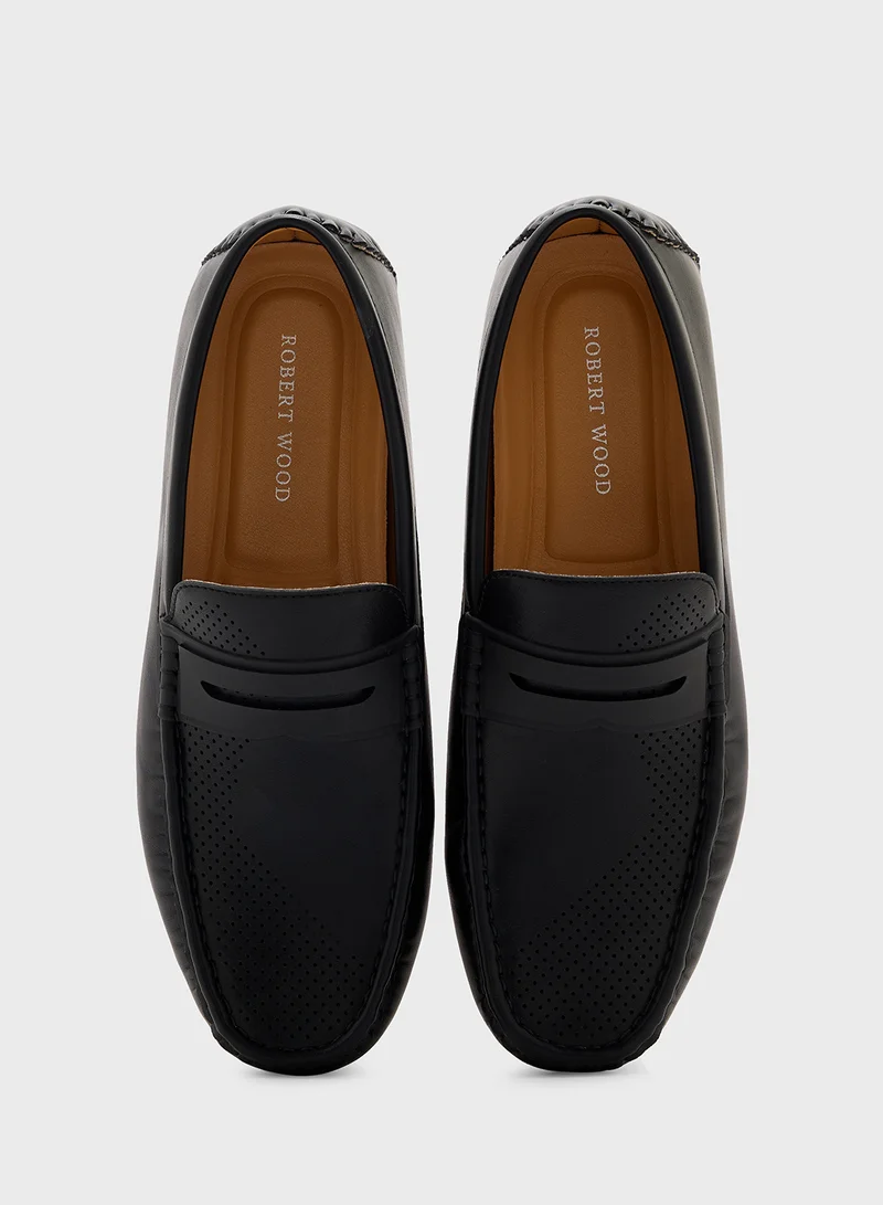 روبرت وود Perforated Casual Loafers