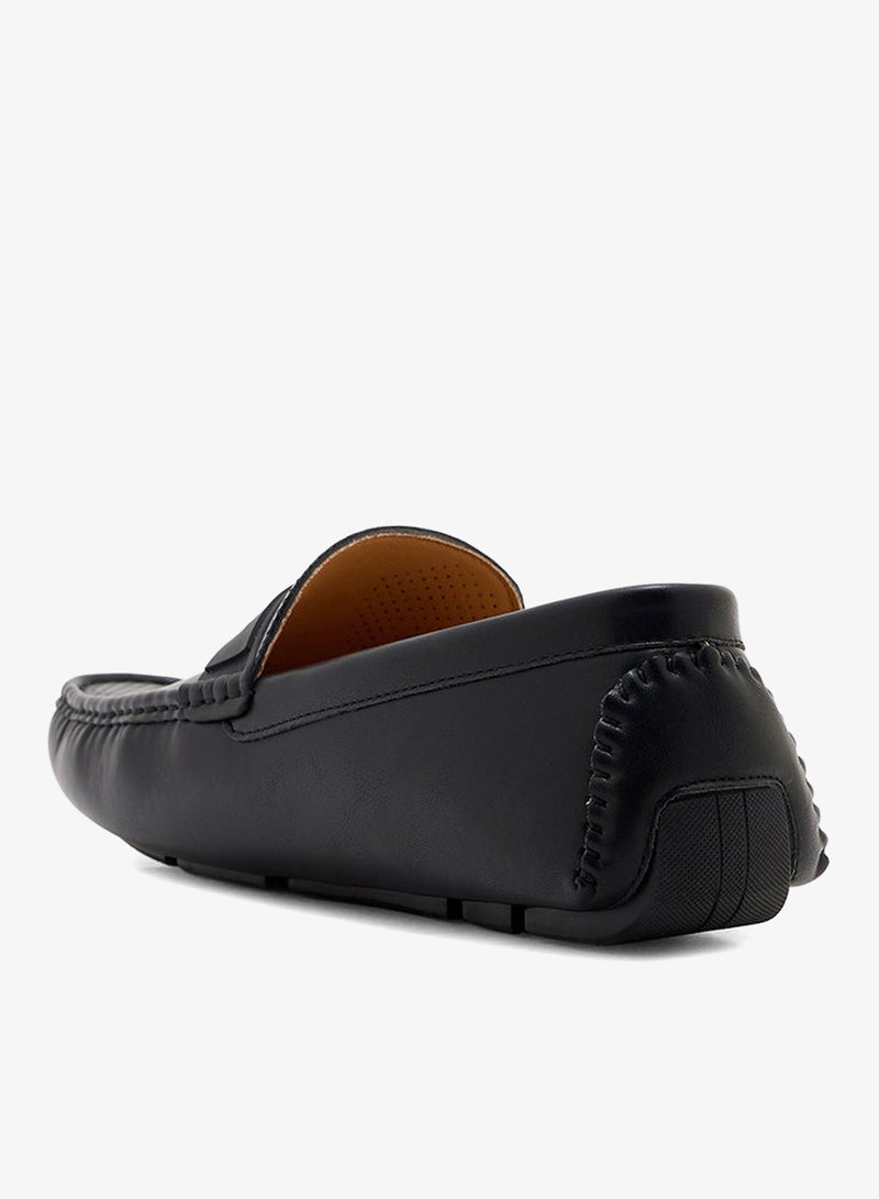 Robert Wood Perforated Penny Driving Loafers - Image 2
