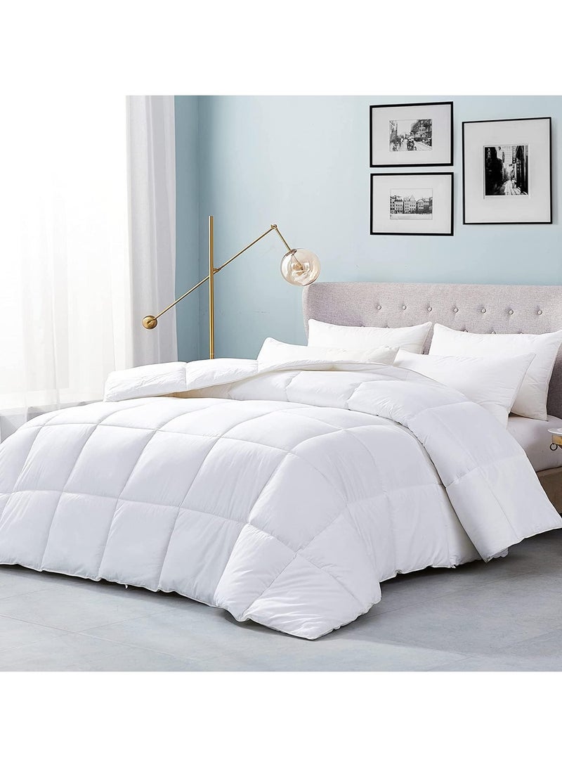 DubaiGallery 3 Pcs Set Cotton Fabric Comforter Set Bedding Microfiber Polyester Bed Duvet Cover Quilt 260X240 CM  - Image 2