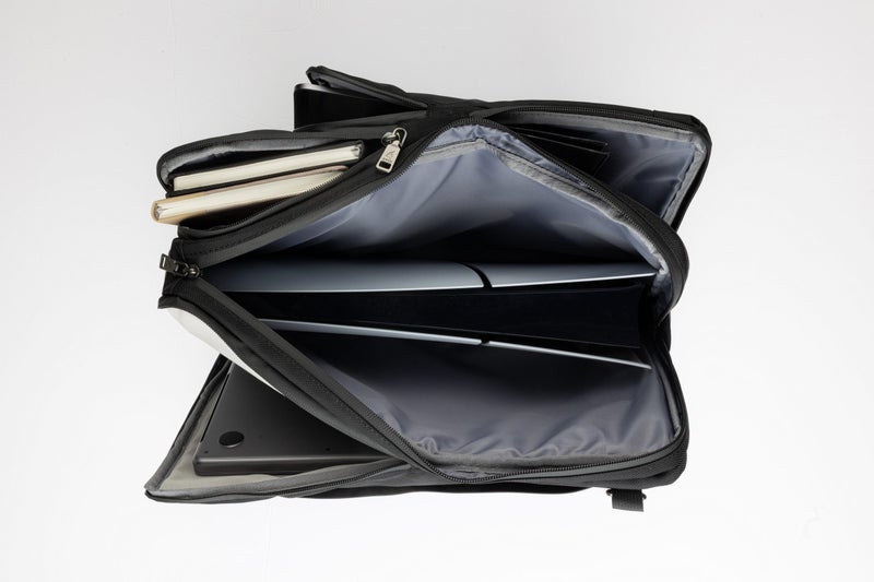 ORYX O-AlphaBag 3-in-1 Convertible Travel Backpack Stylish Business Laptop Bag Black - Image 5