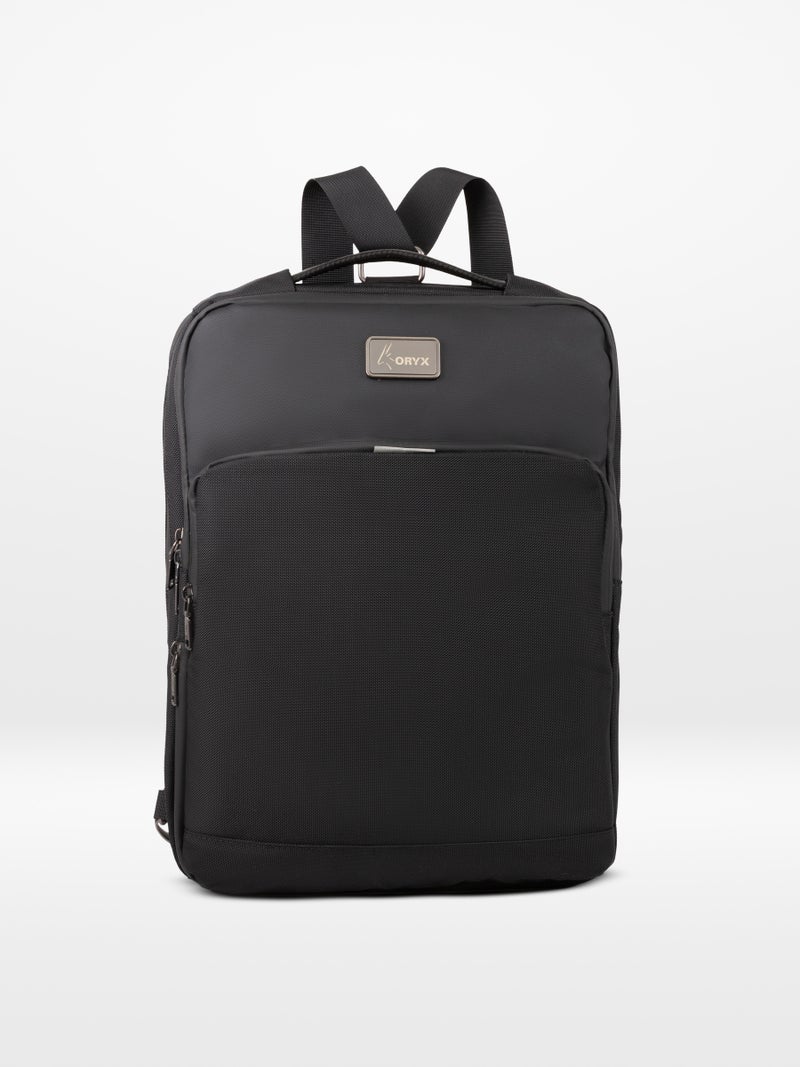 ORYX O-AlphaBag 3-in-1 Convertible Travel Backpack Stylish Business Laptop Bag Black - Image 1