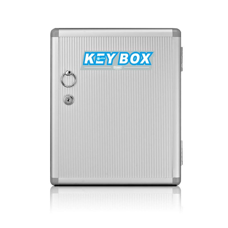 oddpod ™ Glosen 32 Keys Aluminium Finish Wall-Mount Key Box/Key Cabinet with Lock 1032 (Silver) - Image 2