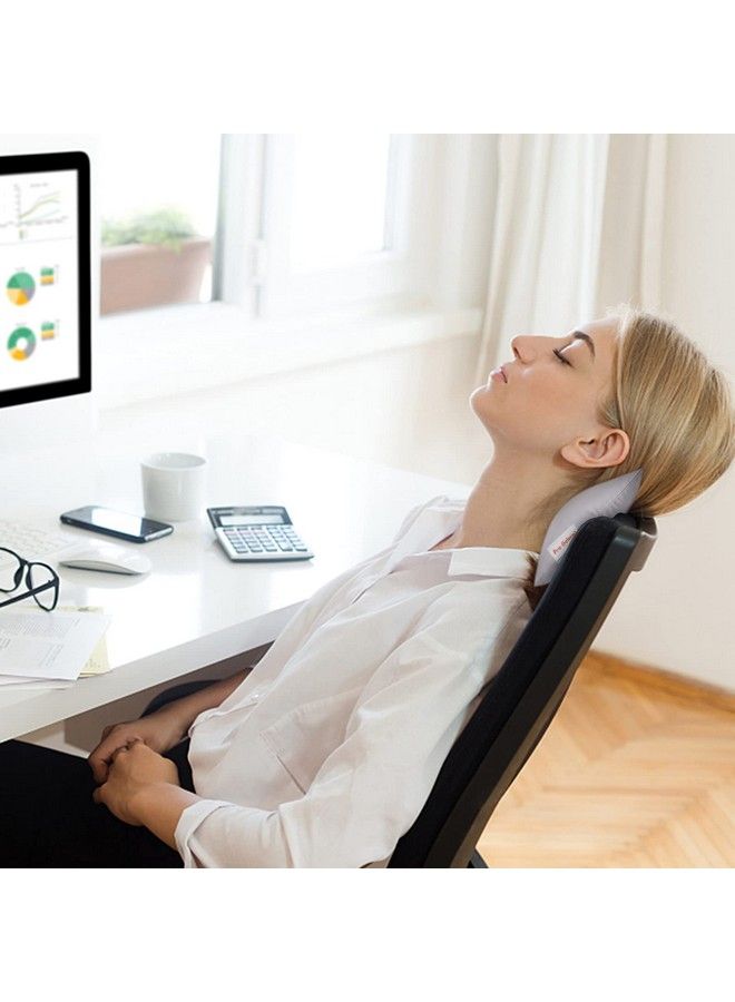 Pro Goleem وسادة صغيرة 11 بوصة × 6 بوصة × 2.5 بوصة وسائد صغيرة للنوم والسفر وسادة ميني مع بطاقة اسم وسادة صغيرة للأطفال وسادة للأطفال وسادة للرقبة والظهر والركبة وسادة قيلولة وسادة للحيوانات الأليفة رمادي - Image 5