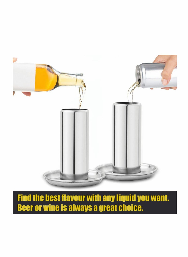 حامل الدجاج للشواء والفرن، مشواة دجاج كاملة مع عبوة - Image 4