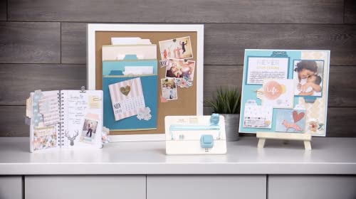 We R Memory Keepers Tab Paper Punch, Blue, with Sticker Sheets, Create Custom DIY Tabs, Easy to Use, Organize Files, Planners, Journals, Notebooks - Image 5