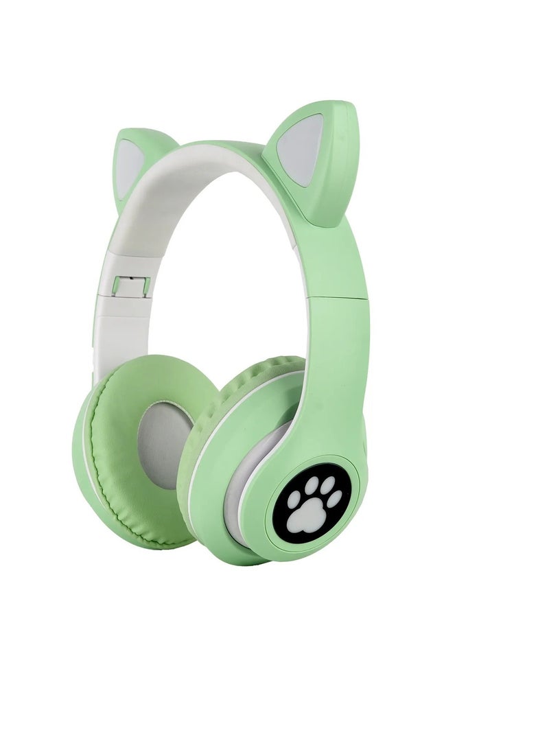 Generic "Cat Ear Headphones with LED Lights - Wireless Noise Cancelling Over-Ear Headsets with Perfect Sound for Kids & Adults | Bluetooth Gaming & Music Earphones, Comfortable Auriculares for Holidays & Gifts"  - Image 2