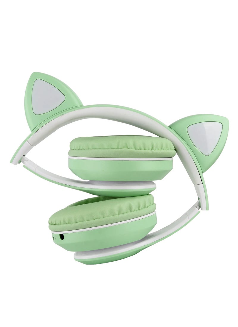 Generic "Cat Ear Headphones with LED Lights - Wireless Noise Cancelling Over-Ear Headsets with Perfect Sound for Kids & Adults | Bluetooth Gaming & Music Earphones, Comfortable Auriculares for Holidays & Gifts"  - Image 3