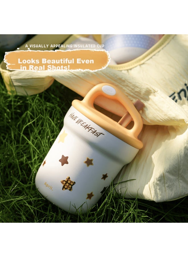 April Portable Thermal Stew Cup Insulated Breakfast Mug With Lid And Spoon Soup Soy Milk Travel Cup Gift For Women's Day - Image 2
