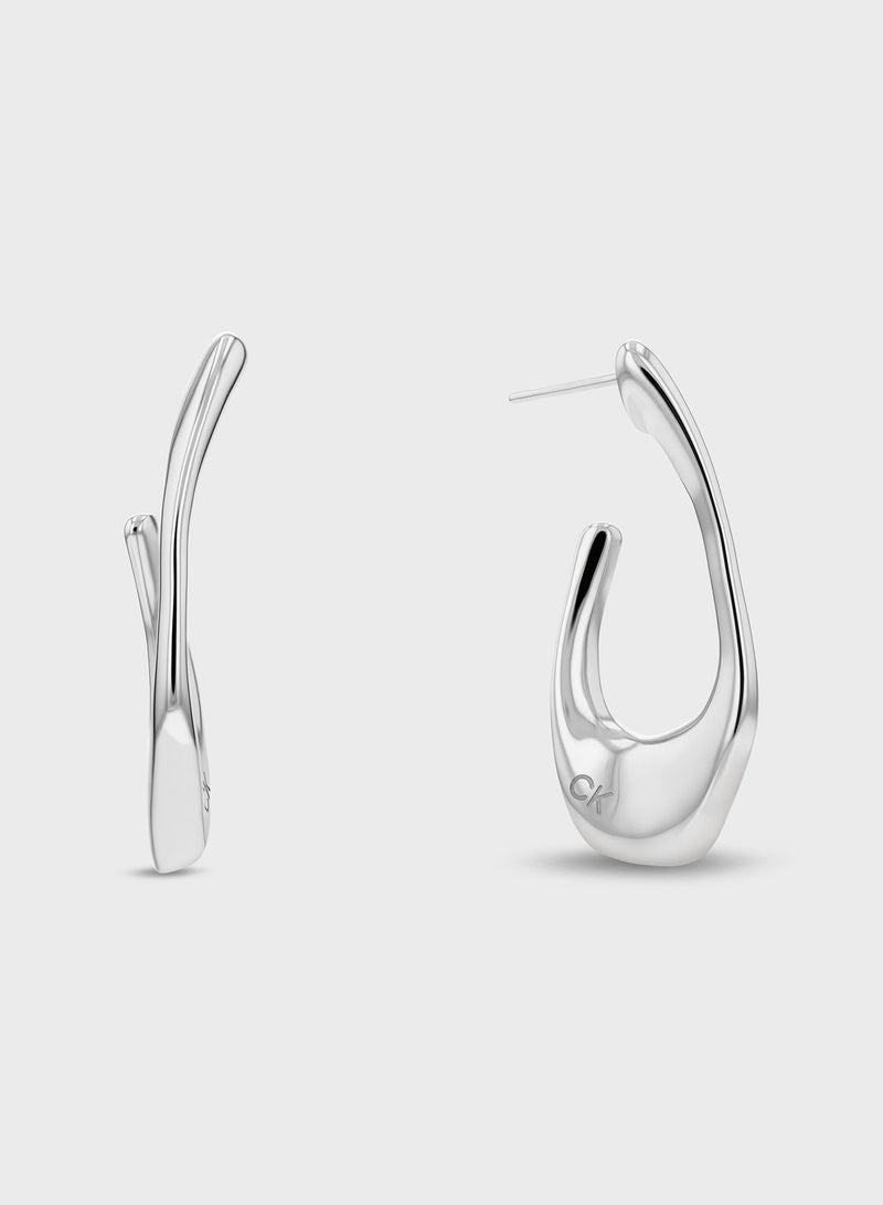 CALVIN KLEIN Stainless Stud Earrings  - Image 1