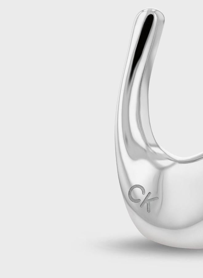 CALVIN KLEIN Stainless Stud Earrings - Image 2