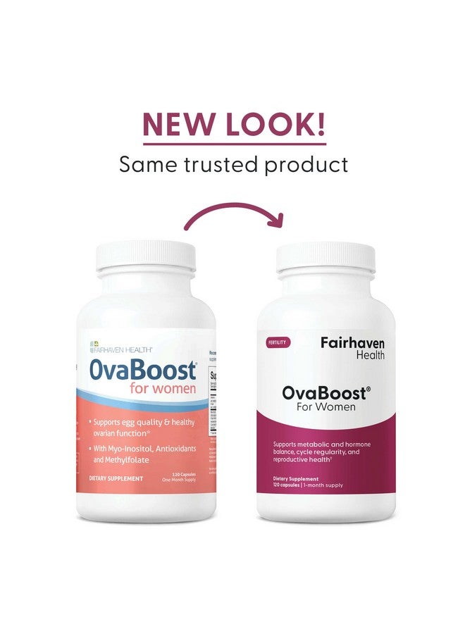 Fairhaven Health Ovaboost Fertility Supplements for Women | Conception for Her Support Ovulation & Egg Quality with Myo-Inositol & Folate | Prenatal Vitamin Natural Fertility Support | 120 Capsules - Image 5