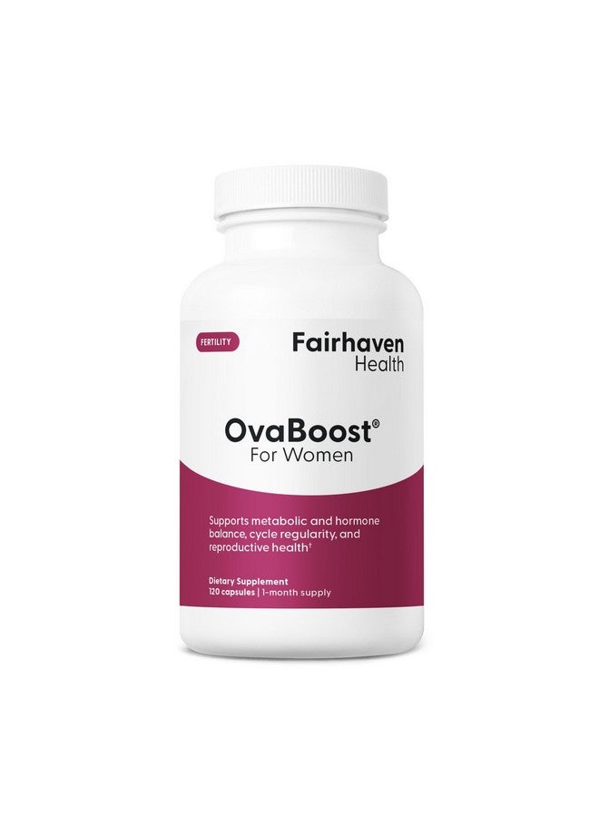 Fairhaven Health Ovaboost Fertility Supplements for Women | Conception for Her Support Ovulation & Egg Quality with Myo-Inositol & Folate | Prenatal Vitamin Natural Fertility Support | 120 Capsules - Image 1