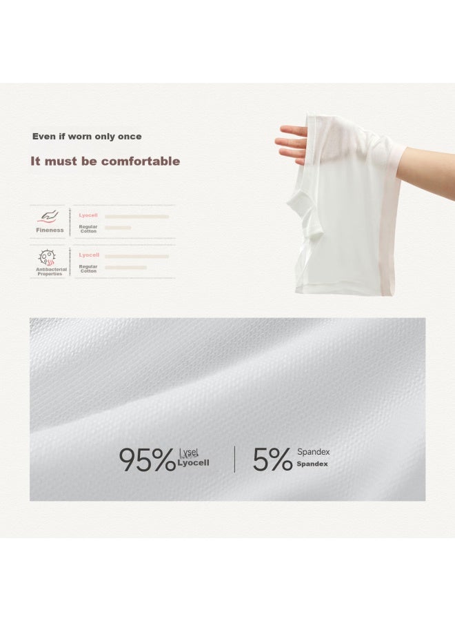 Q21 Antibacterial Disposable Kids Underwear 7a Hygiene Pants Portable No-wash Boys Boxer Briefs 7-pack Size 150 - Image 4