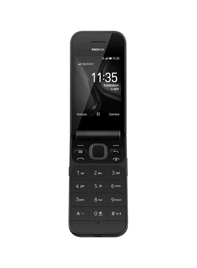 نوكيا هاتف 2720 ثنائي الشريحة بدقة 512 ميجابكسل وذاكرة رام سعة 4 جيجابايت ويدعم تقنية 4G LTE، لون أسود - Image 5