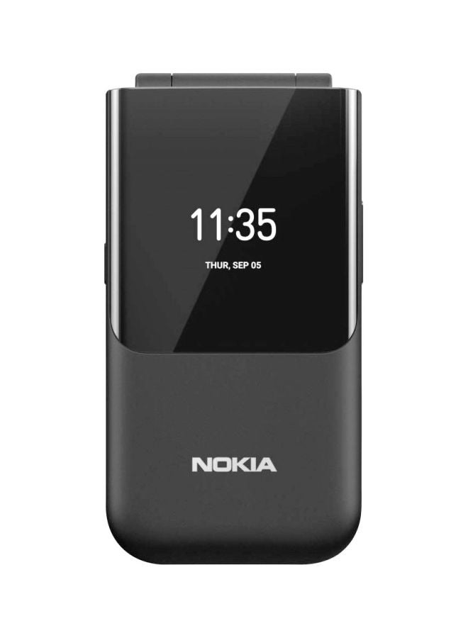 نوكيا هاتف 2720 ثنائي الشريحة بدقة 512 ميجابكسل وذاكرة رام سعة 4 جيجابايت ويدعم تقنية 4G LTE، لون أسود - Image 2