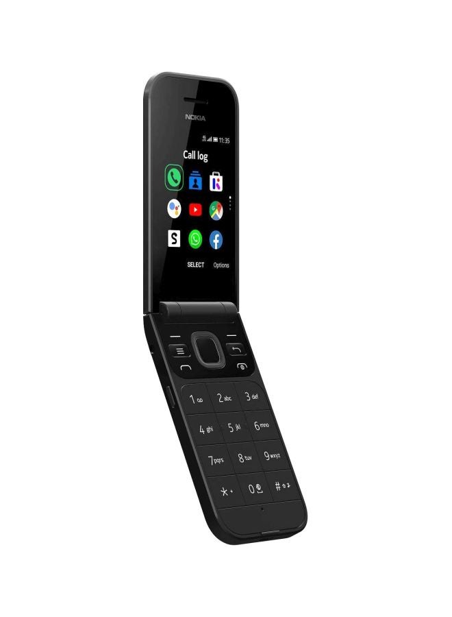 نوكيا هاتف 2720 ثنائي الشريحة بدقة 512 ميجابكسل وذاكرة رام سعة 4 جيجابايت ويدعم تقنية 4G LTE، لون أسود - Image 4