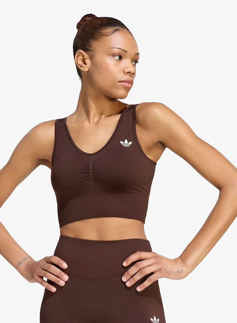 Adidas Originals AUCO Essential Seamless Bralette for Women | Best Price UAE