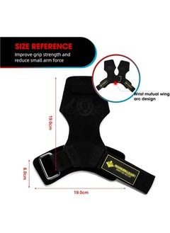 KASTWAVE Weight Lifting Wrist Straps, Weightlifting Wrist Straps with Cushion Wrist Loop, Leather Weight Lifting Wrist Straps for Weightlifting and Workout, Lifting Grips Hand Straps for Men and Women  - Image 5