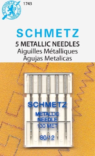 Schmetz إبر ماكينة الخياطة المعدنية (130 MET) من SCHMETZ - معبأة - الحجم 80/12 - Image 2