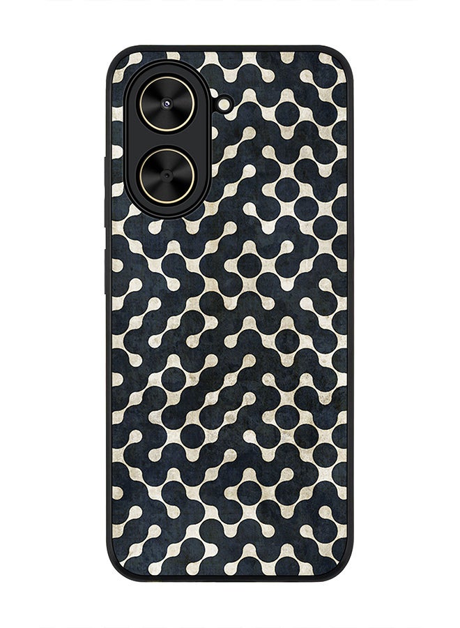 Stylizedd For Xiaomi Poco C71 / Redmi A5 4G Case,Slim fit Camera Protection, Shockproof Thin Phone cover  - Connect The Dots (Black)