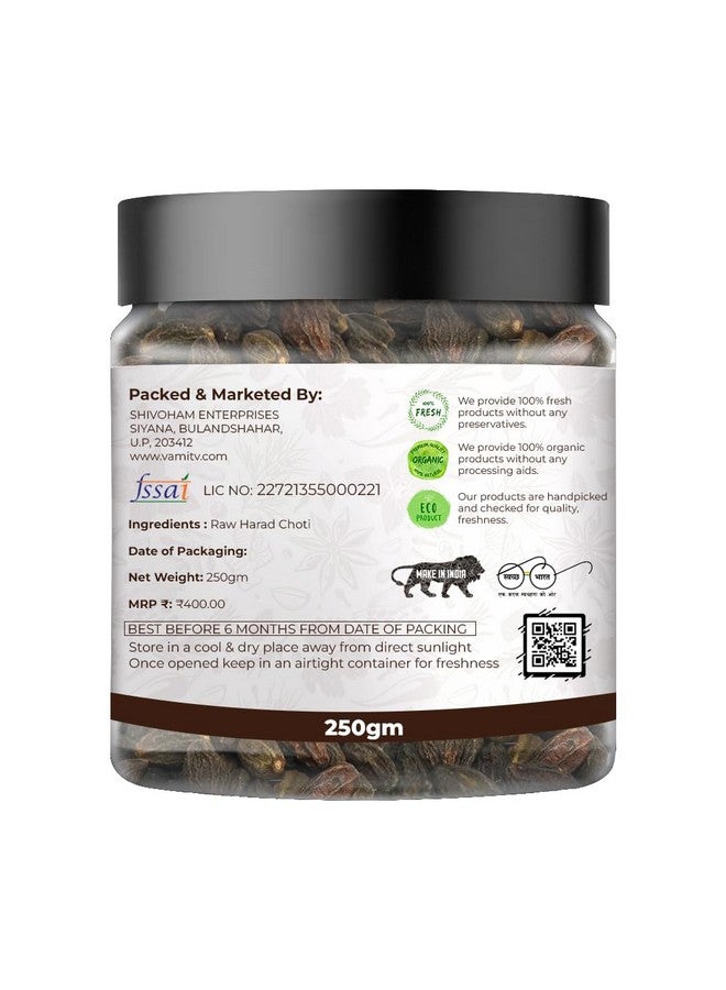 Vamitv Choti Harad | Haritaki (Terminalia Chebula) | Kali Harad Powder & Whole | Ayurvedic Digestive & Wellness Herb | 250gm | 100% Natural - Image 3