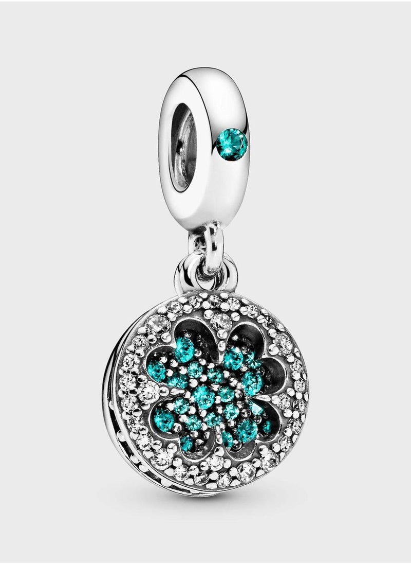 PANDORA Lucky Four Leaf Clover Dangle Charm  - Image 1