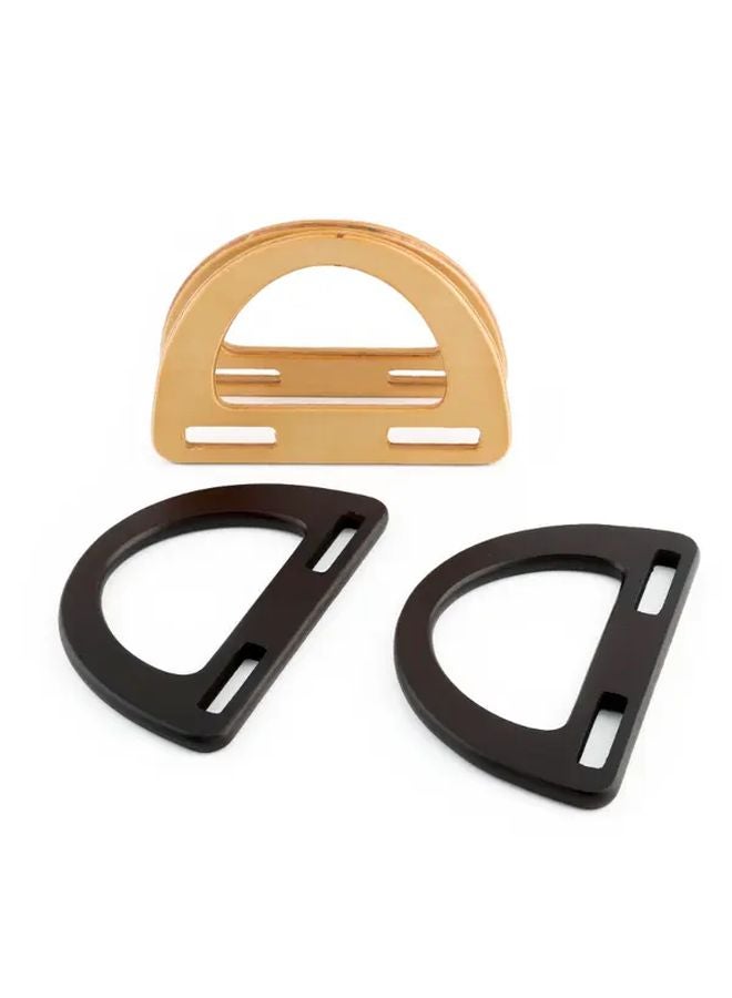 4 Pieces Wooden Leather Craft Frame For Wallet And Purse Making Style2 Camel Color - Image 4