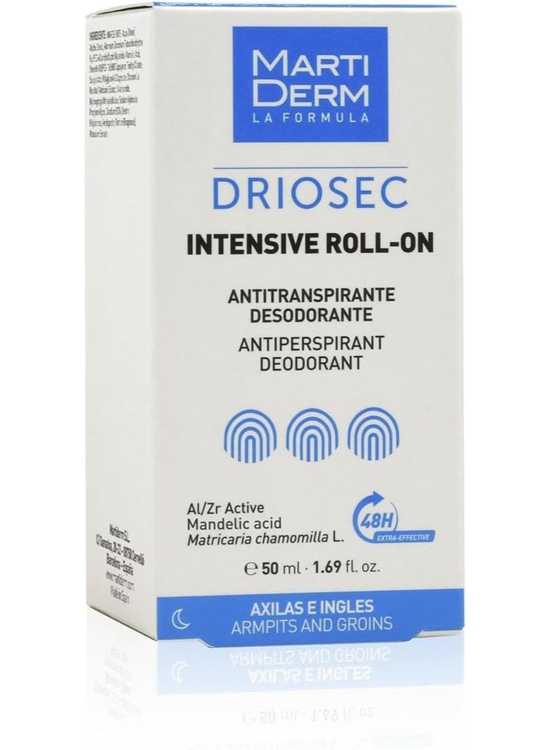 Martiderm Driosec Intensive Roll On Underarm and Groins 50ml - Image 3