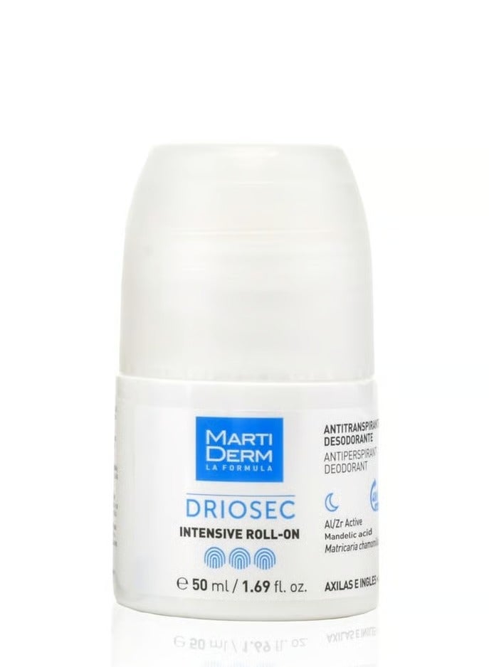 Martiderm Driosec Intensive Roll On Underarm and Groins 50ml - Image 1
