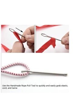 Excefore Sewing Loop Kit, 4 PCS Needle Puller Set, Needles Sewing Big Eye Darning Needles, Drawstring Threader Tool Set, Suitable for DIY Wool Threader  - Image 4