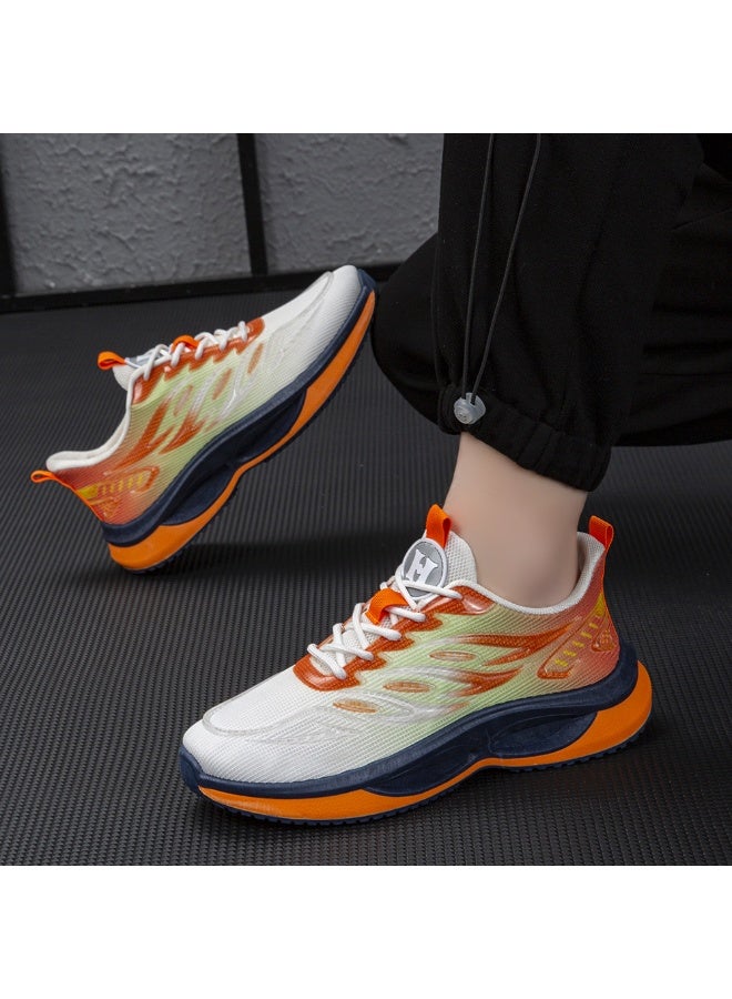 NIBEMINENT Ultralight Carbon Plate Running Shoes Men  Mesh Breathalbe Cushioning Athletic Sports Jogging Shoes Training Sneakers Male - Image 3