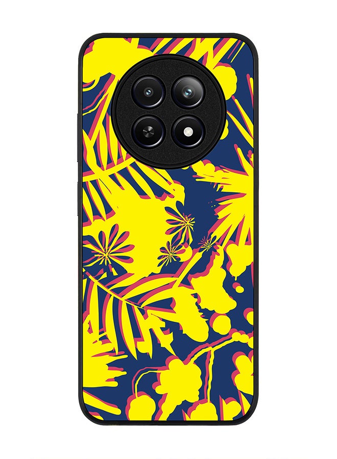 Stylizedd Rugged Black edge case for Realme 12 / Realme 12x, Slim fit Soft Case Flexible Rubber Edges Anti Drop TPU Gel Thin Cover -  Hawaii Jungle - Image 1