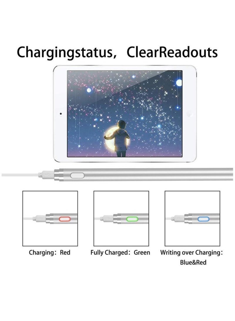 قلم ستايلس رقمي بالسعة لجهاز iPad الجيل الرابع أبيض - Image 4