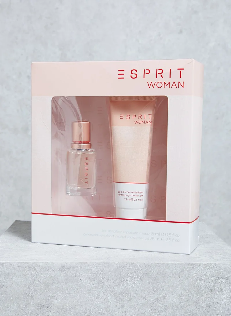 ESPRIT 15ml EDT + 75ml Shower Gel Women's Set