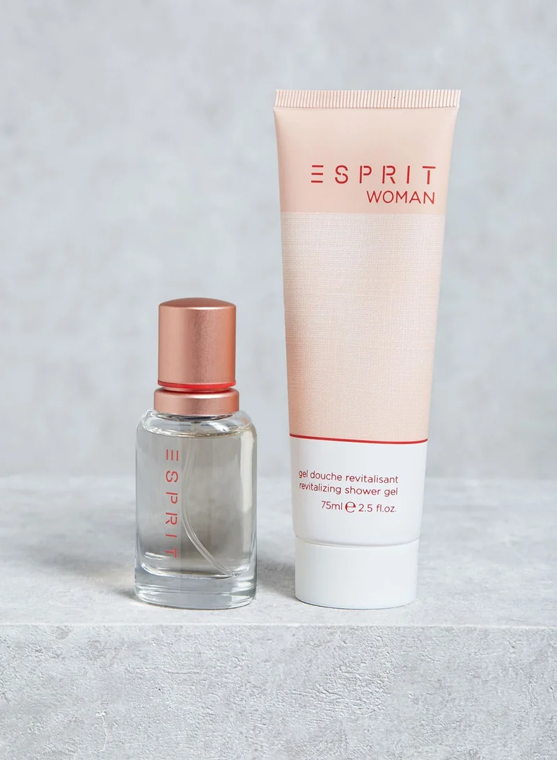 ESPRIT 15ml EDT + 75ml Shower Gel Women's Set