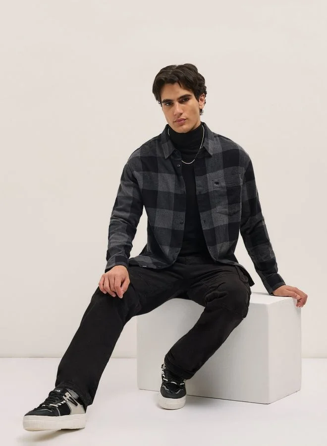 THE BEAR HOUSE Men's Shirt for Casual and Formal Wear | Classic Button-Down Style for Office, Daily Use, Travel, Events & All-Season Outfits | Versatile & Stylish Wardrobe Essential for Every Occasion